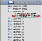 采購申請單列表