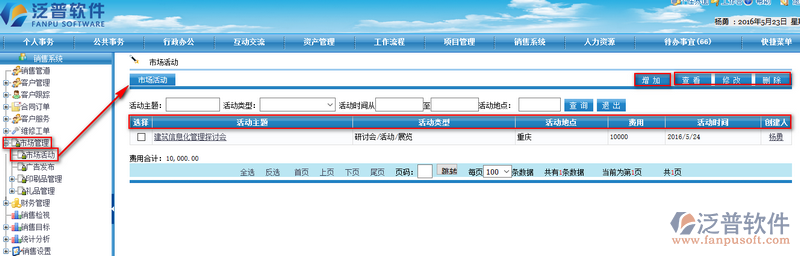 市場活動(dòng)管理