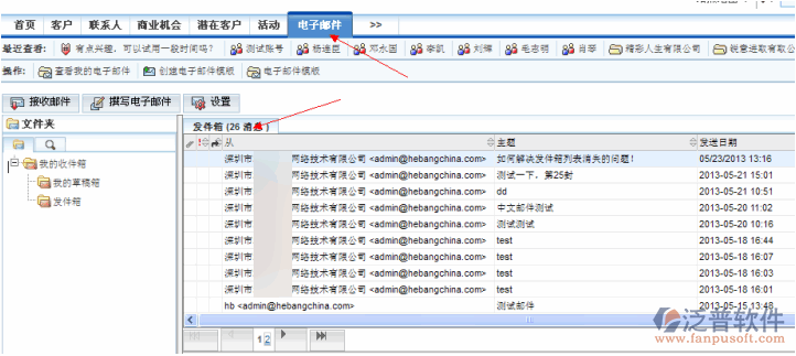 市場活動(dòng)包括：電子郵件，電話，推廣活動(dòng)等