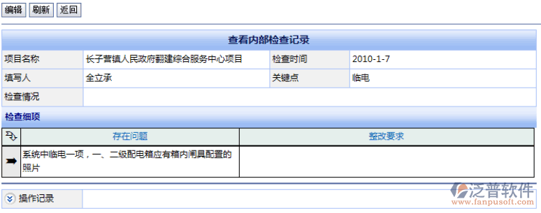 工程項(xiàng)目安全檢查