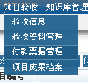 項目的驗收資料管理、付款票據(jù)管理以及項目成果檔案