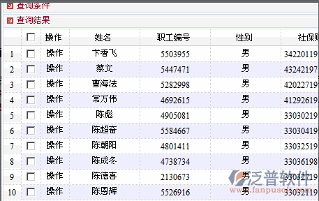 行政管理人員管理、社保管理