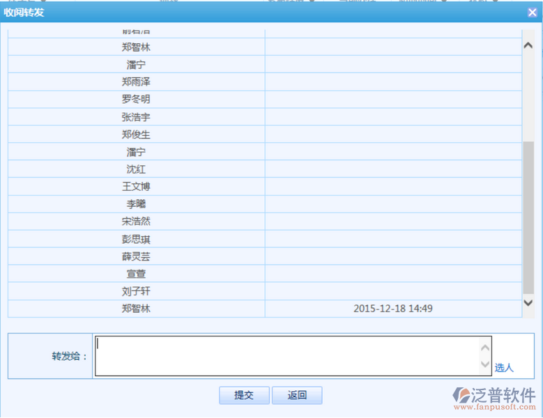 公文收閱以后進行轉(zhuǎn)發(fā)