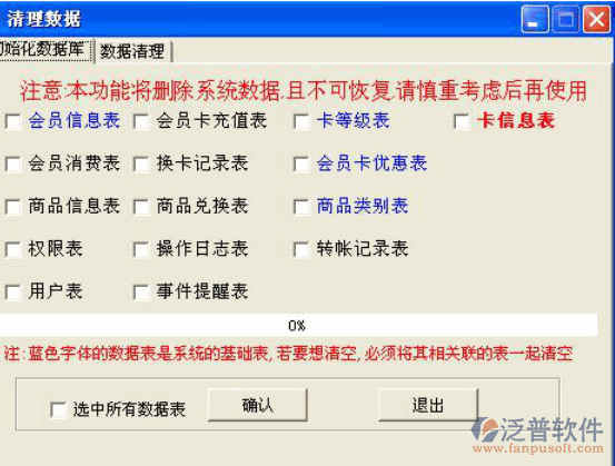 會員管理系統(tǒng)初始化數據庫操作