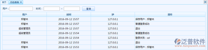系統(tǒng)登錄日志查詢
