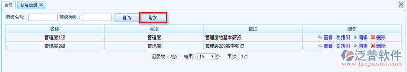 崗位薪資等級(jí)