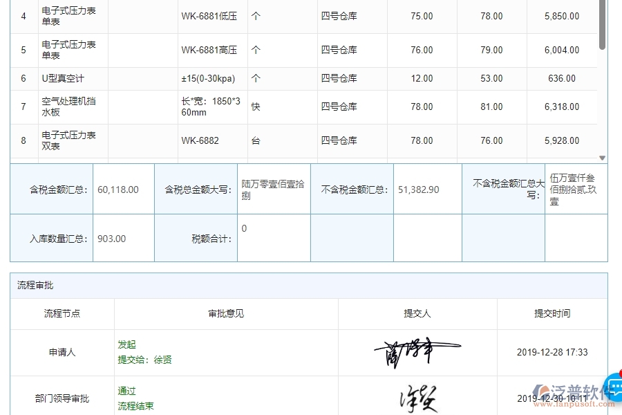 四、泛普軟件-幕墻工程系統(tǒng)中材料入庫明細查詢管理的競爭優(yōu)勢