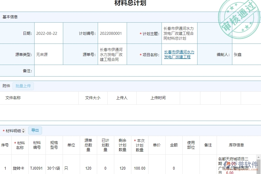 泛普軟件-市政工程項(xiàng)目管理系統(tǒng)種材料總計(jì)劃列表管理帶給企業(yè)管理層的好處有哪些