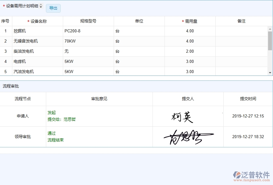 三、泛普軟件-弱電工程管理系統(tǒng)中設(shè)備需用計劃管理的注意事項