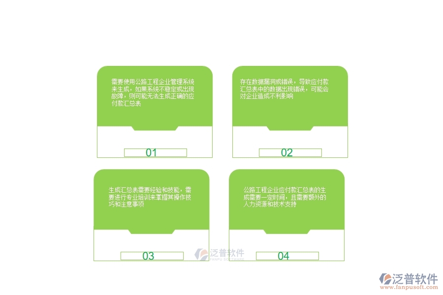 一、公路工程企業(yè)應(yīng)付款匯總表的不足之處