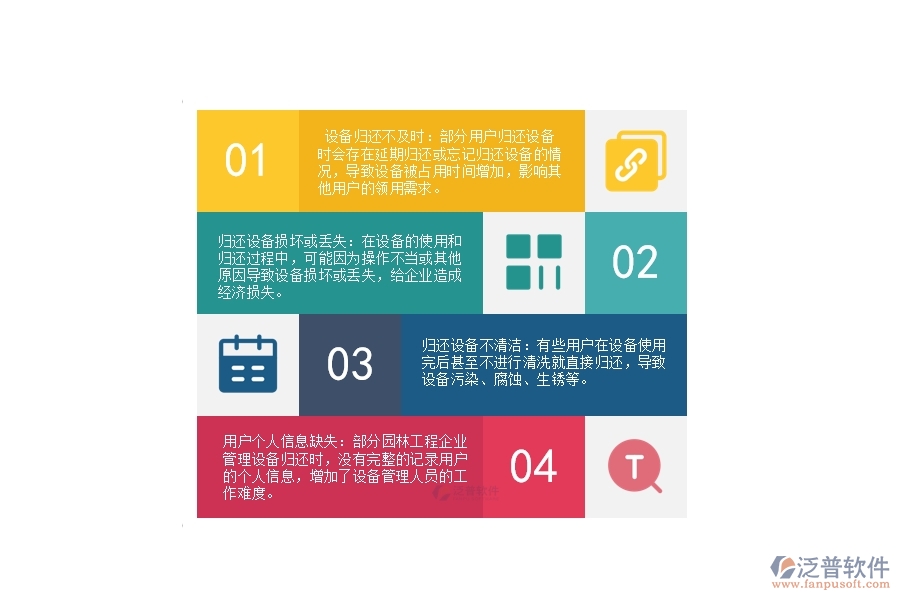 園林工程企業(yè)在設(shè)備歸還過(guò)程中存在的問(wèn)題有哪些