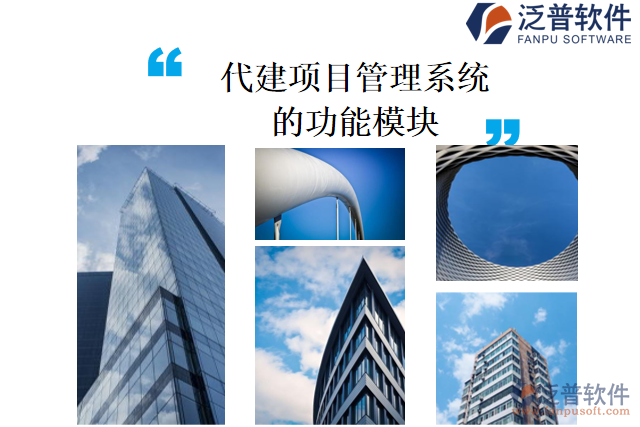 代建項目管理系統(tǒng)的功能模塊有哪些