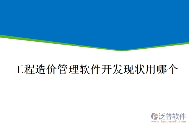 工程造價管理軟件開發(fā)現(xiàn)狀用哪個