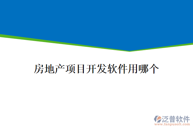房地產項目開發(fā)軟件用哪個