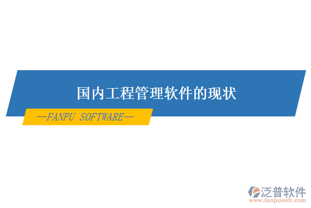 國內工程管理軟件的現狀