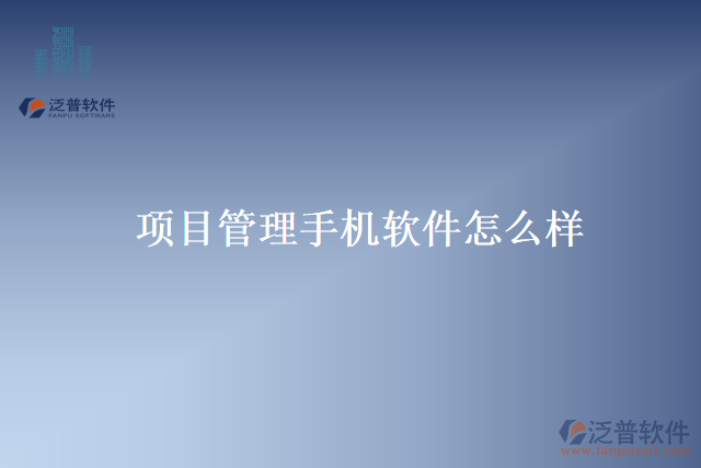 項(xiàng)目管理手機(jī)軟件怎么樣