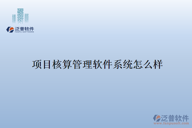 項目核算管理軟件系統(tǒng)怎么樣