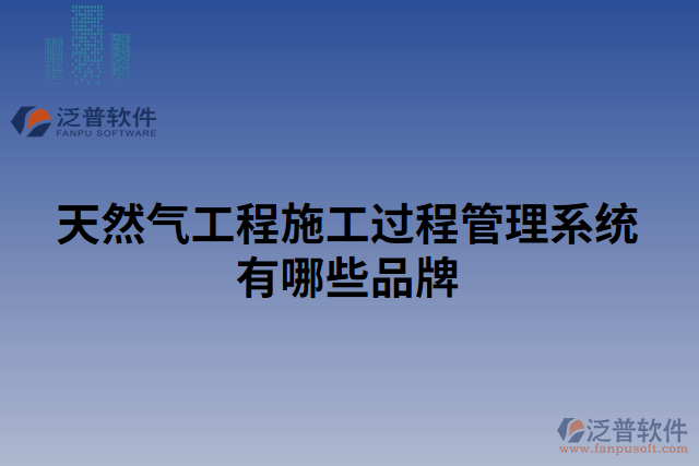 天然氣工程施工過(guò)程管理系統(tǒng)有哪些品牌 