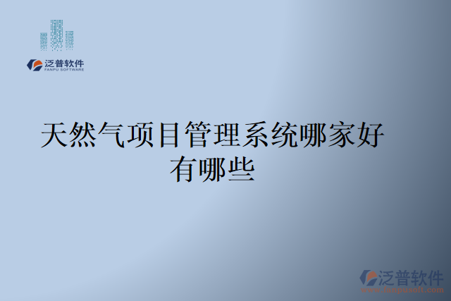 天然氣項(xiàng)目管理系統(tǒng)哪家好？有哪些