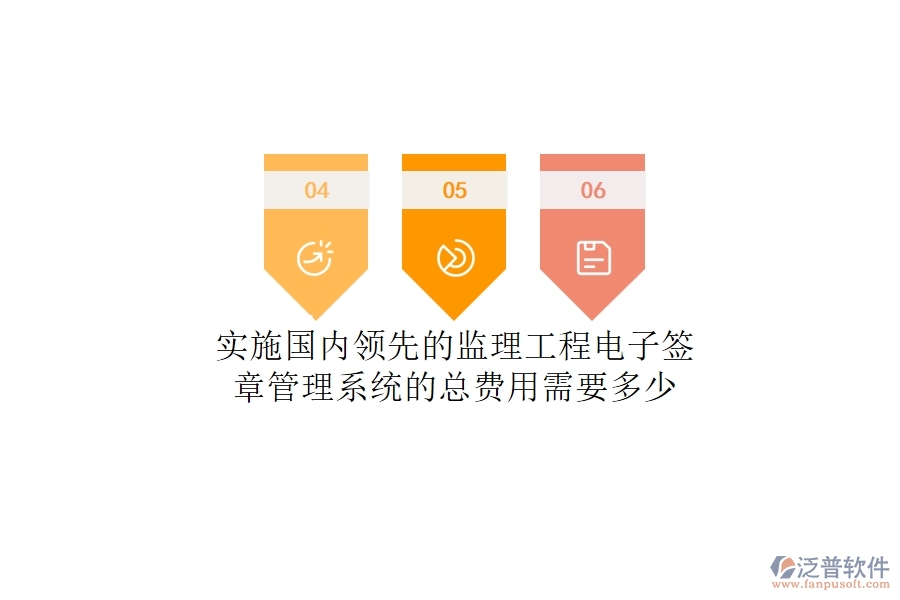 實(shí)施國內(nèi)領(lǐng)先的監(jiān)理工程電子簽章管理系統(tǒng)的總費(fèi)用需要多少？