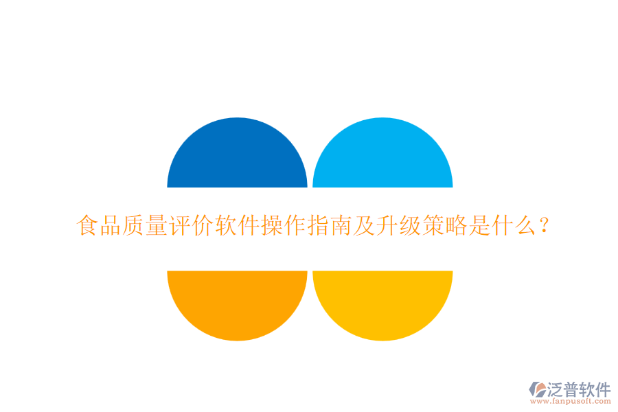 食品質(zhì)量評價(jià)軟件操作指南及升級策略是什么？