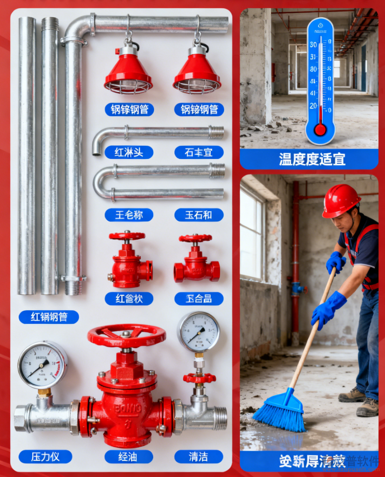 消防噴淋系統(tǒng)施工指南：流程、材料與條件