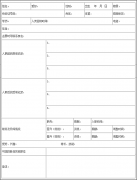 美容院員工檔案表2